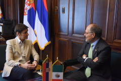 26 April 2024 The National Assembly Speaker in meeting with the Mexican Ambassador to Serbia